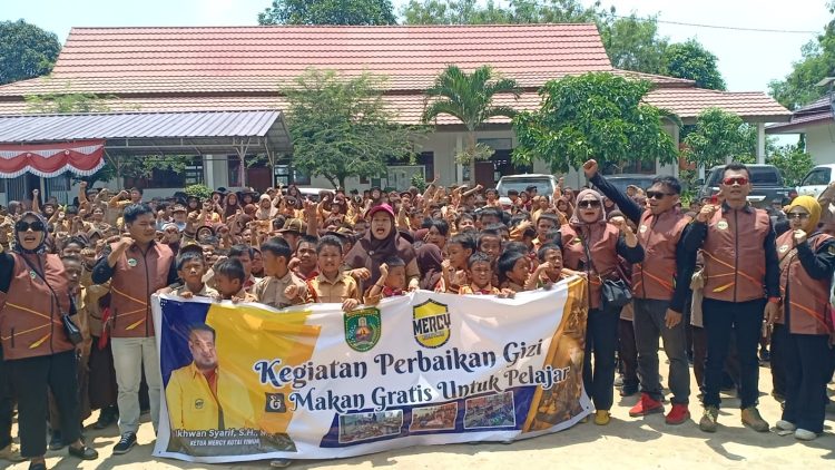1.200 Murid SD di Kutai Timur Antusias Sambut Uji Coba Program Makan Bergizi Gratis