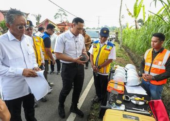 Menko Infrastruktur & Pembangunan Kewilayahan AHY Tinjau Pembangunan Jalan di Bali