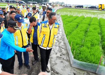 Menteri PU Tinjau Rehabilitasi Saluran Induk Tarum Utara Jatiluhur